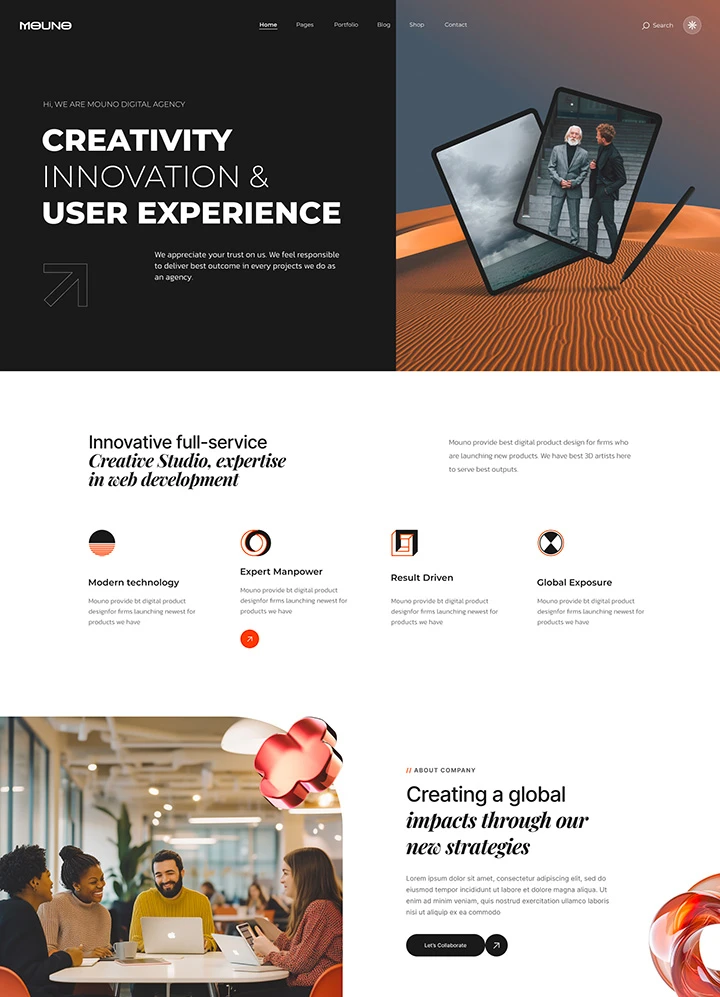 Landing Page